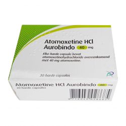 Атомоксетин HCL 40 мг Европа :: Аналог Когниттера :: Aurobindo капс. №30 в Новосибирске и области фото