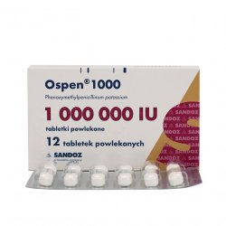 Оспен (Феноксиметилпенициллин) табл. 1млн. МЕ №12 в Новосибирске и области фото