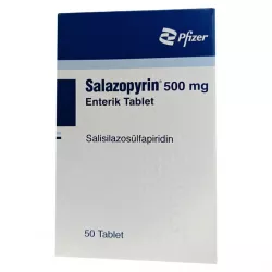 Салазопирин Pfizer табл. 500мг №50 в Новосибирске и области фото