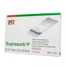 Супрасорб Ф (Suprasorb F) стер. пленка для перевязки ран 5*7см 10шт в Новосибирске и области фото