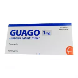 Гуанфацин Гуаго Guago : аналог Эстулик таб. 1мг N28 в Новосибирске и области фото