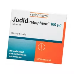 Йодид Ратиофарм (Калия Йодид) ГЕРМАНИЯ Ratiopharm 100мкг таб. №50 в Новосибирске и области фото