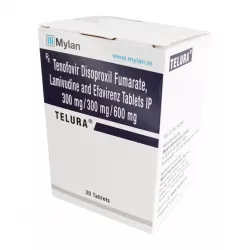 Тенофовир + Ламивудин + Эфавиренз (Telura/Tenolam E) таб. 300мг/300мг/600мг №30 в Новосибирске и области фото