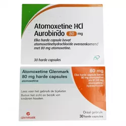 Атомоксетин 80 мг Европа :: Аналог Когниттера :: Glenmark / Aurobindo капс. №30 в Новосибирске и области фото