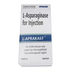 Аспарагиназа (L аспарагиназа) L-Aprakast 10000 МЕ лиоф. для приг. р-ра для инъек. №1 в Новосибирске и области фото