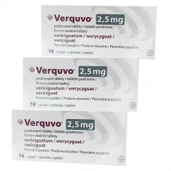 Веркуво (европейское название Адемпас 2.5) Verquvo ЕС!! Риоцигуат 2,5 мг таб. №42 в Новосибирске и области фото