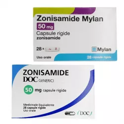 Зонисамид капсулы 50 мг Mylan Италия №28 в Новосибирске и области фото