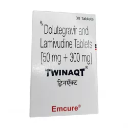 Твинакт Довато полный аналог :: Twinaqt :: Долутегравир Ламивудин 50+300мг таб. №30 в Новосибирске и области фото